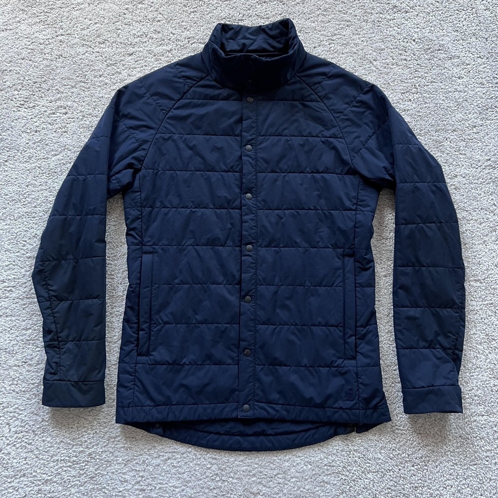 Walter Sky WS-J02 Navy Blue Lightweight Snap Jacket Mens M Insulated